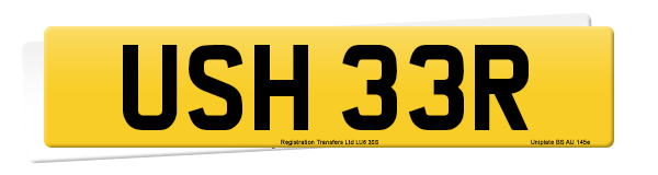 Registration number USH 33R
